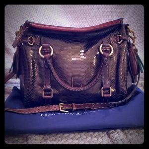 Dooney & Bourke Python Small Satchel